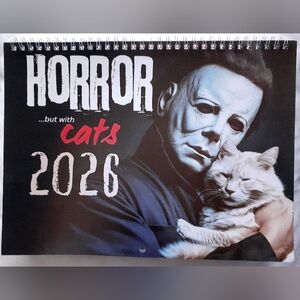 Brand new Horror, but with Cats! 2026 Calendar